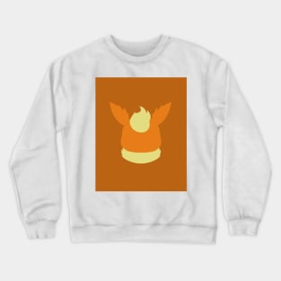 Minimalist Fire Type Crewneck Sweatshirt